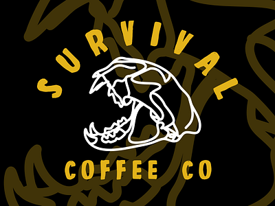 Survival Coffee Co Logo Concept Artboard 1 art artwork branding design drawing graphic design illustration logo vector