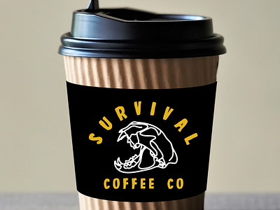 Survival Coffee Co Logo Concept Artboard 2 art artwork branding design drawing graphic design illustration logo vector