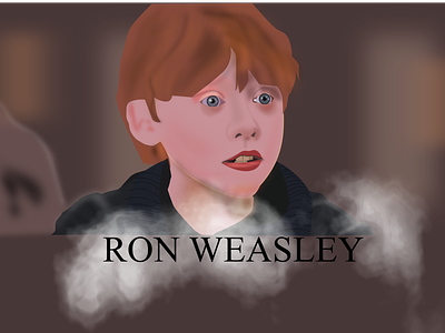 Ron Weasley - Harry Potter advertising animation book chill cover design fun art graphic design harry potter illustration movie project ron weasley vector