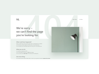 Daily UI 008 404 Page