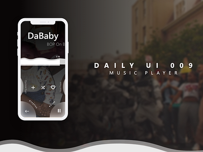 Daily UI 009  Music Player