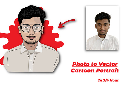 Vector Portrait cartoon portrait character design design graphic design illustration illustrator vector vector portrait
