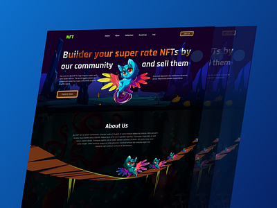 NFT Landing Page Design