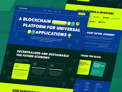 Crypto Blockchain Landing Page