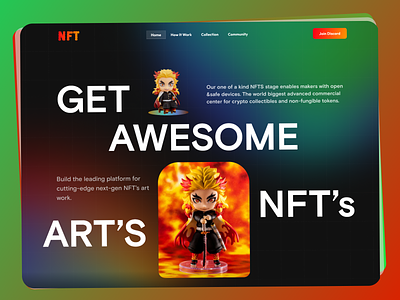 NFT Landing Page Design