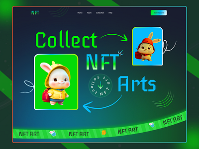 NFT Landing Page Design