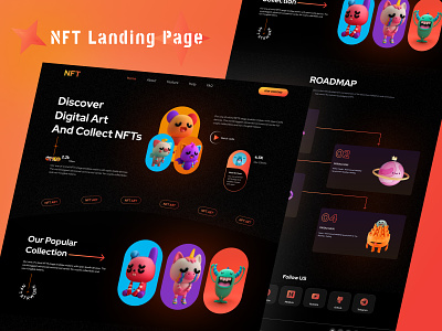 NFT Landing Page Design