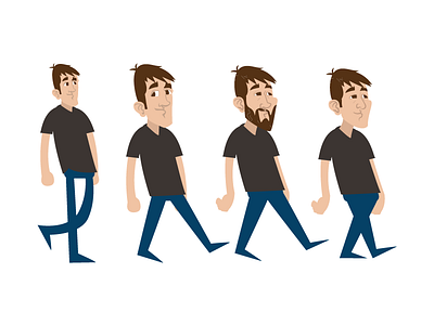 A Little Bit Of Me animation character design frame by frame vector