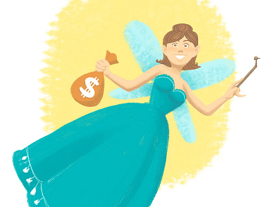 Tooth Fairy digital painting illustration photoshop sketch dailies toothfairy