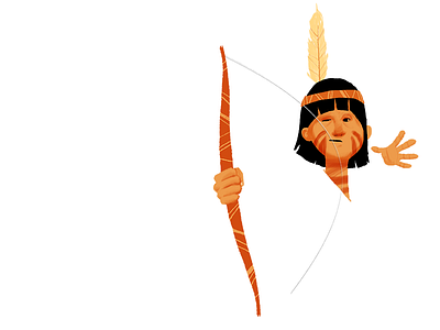 Little Indian illustration little indian photoshop