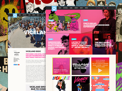 iheartcomix.com - Live Site music culture responsive design web design