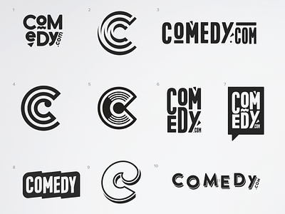 Logo process brand identity comedy logo design visual branding