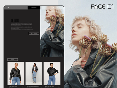 Website Design Online Store NACKED JACKET