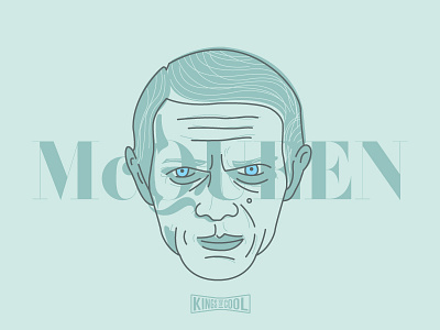 Steve character illustration portrait steve mcqueen