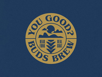 Buds Brew badge branding branding and identity lettering logo logo design typogaphy vintage