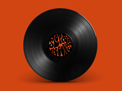 Sloppy Seconds Vinyl Label branding illustration lettering logo texture type typography vintage vinyl