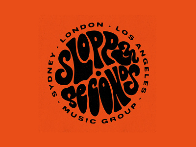 Sloppy Seconds - Logo branding illustration lettering logo texture type typography vintage