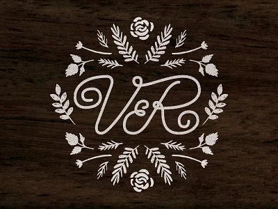 V&R hand drawn lettering texture type typography vintage