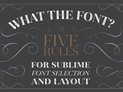 What the Font? design fonts graphic design lettering tutorial typography