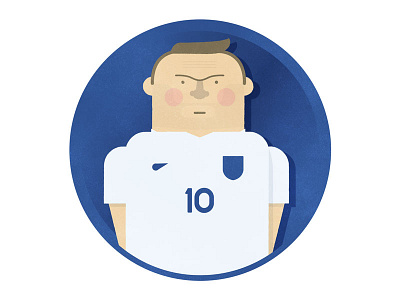 Rooney character football illustration rooney soccer sport texture wayne rooney