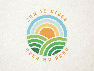 Sun It Rises fleet foxes illustration music sunrise texture vector