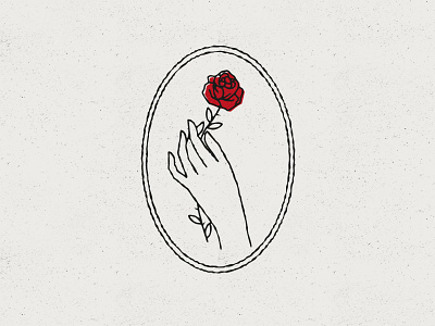 Roses england hand illustration rose rugby texture