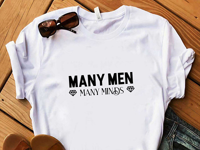 Many Men many minds t shirt design