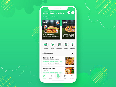 Food Order App UI