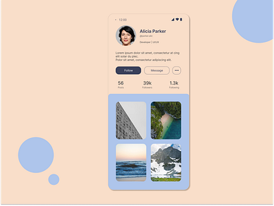 DailyUI #006 : User profile