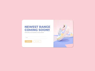 DailyUI #016 : Pop-up/Overlay