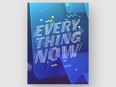 Everything Now 3d aftereffects c4d cinema4d design loop maxon motiondesign motiongraphics render