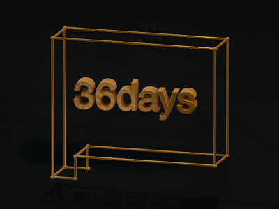 36 days of Type 2017 36daysoftype 3d aftereffects animation c4d cinema4d designinspiration gif loop motiondesign motiongraphics