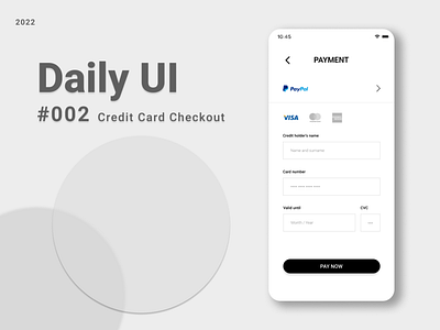 #002 Credit Card Checkout