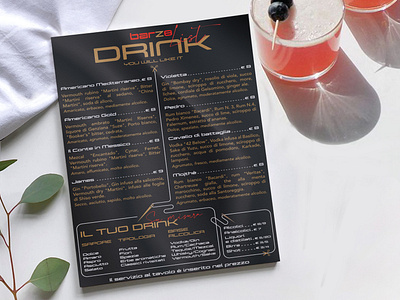 Barz8 Cocktail List