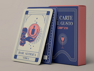 Carte del Gusto / Barz8 branding design illustration menu playing cards vector
