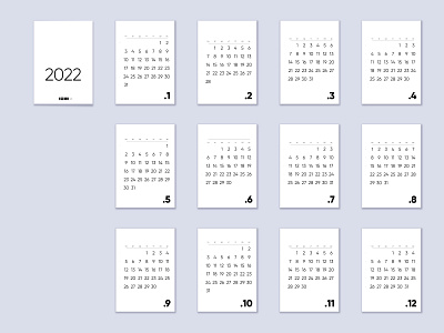 Calendar 2022 branding calendar design graphic design illustration logo typography vector