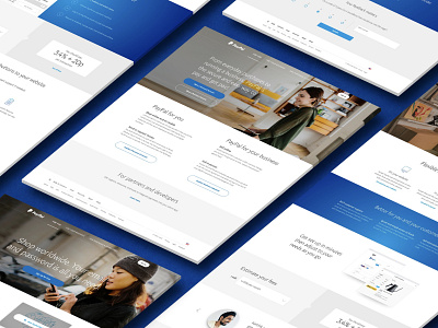 PayPal EMEA website redesign branding design identity interface product design responsive ui ux web