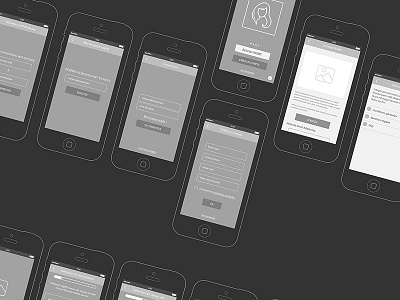 Connected Beauty Cream Formulator User Flow app assistant iphone map user ux wireframe