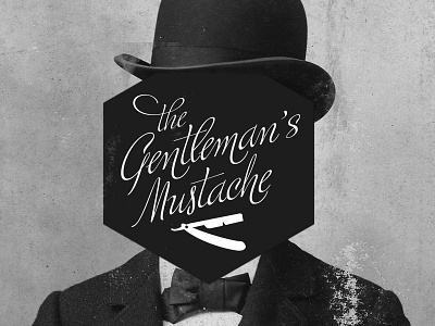 Personal Identity gentleman gentlemans mustache id logo mustache personal branding personal identity