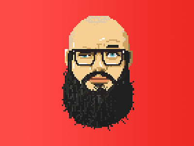 Pixel portrait art branding face head logo nes pixel pixel art portrait retro retrogaming