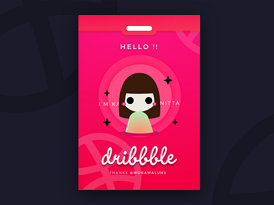 Hello.. Dribbble! hello hello dribbble ui ux