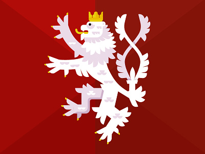 Czech two-tailed Lion