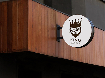 King Barber logo design 3d animation branding design graphic design illustration logo motion graphics vector