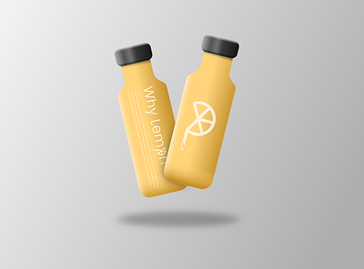 Why Lemon bottle design 3d animation branding design graphic design illustration logo motion graphics ui vector