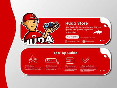 Huda Store 3d animation branding design graphic design illustration logo motion graphics ui vector