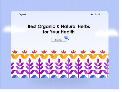 Organic Food Header Design