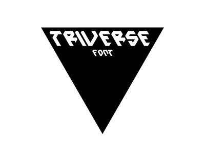 Triverse - Font design branding design graphic design icon illustration lettering logo logodesign logotype type typedesign typeface typographic vector visualidentity