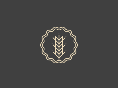 Biergarten Logo beer drink icon logo wheat