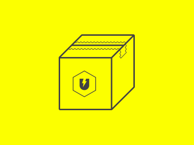 Usina Box box cardboard icon tape