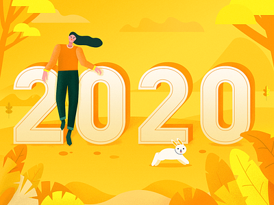 2020 2020 illustration persona poster ui